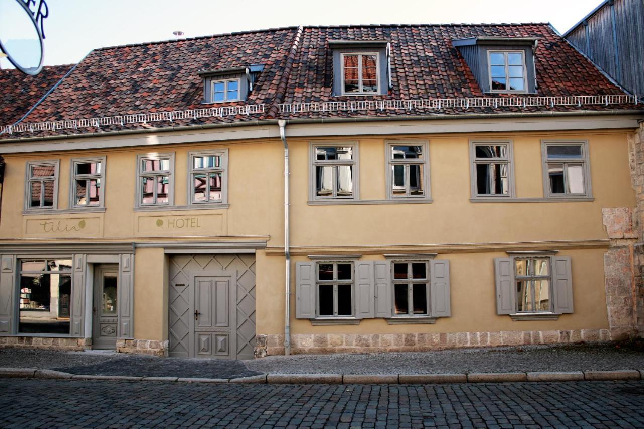Hotel Garni Tilia Quedlinburg Eksteriør billede