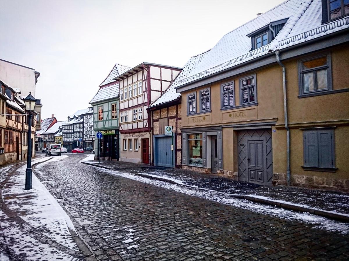 Hotel Garni Tilia Quedlinburg Eksteriør billede